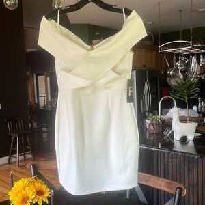Cute white mini Lulus dress